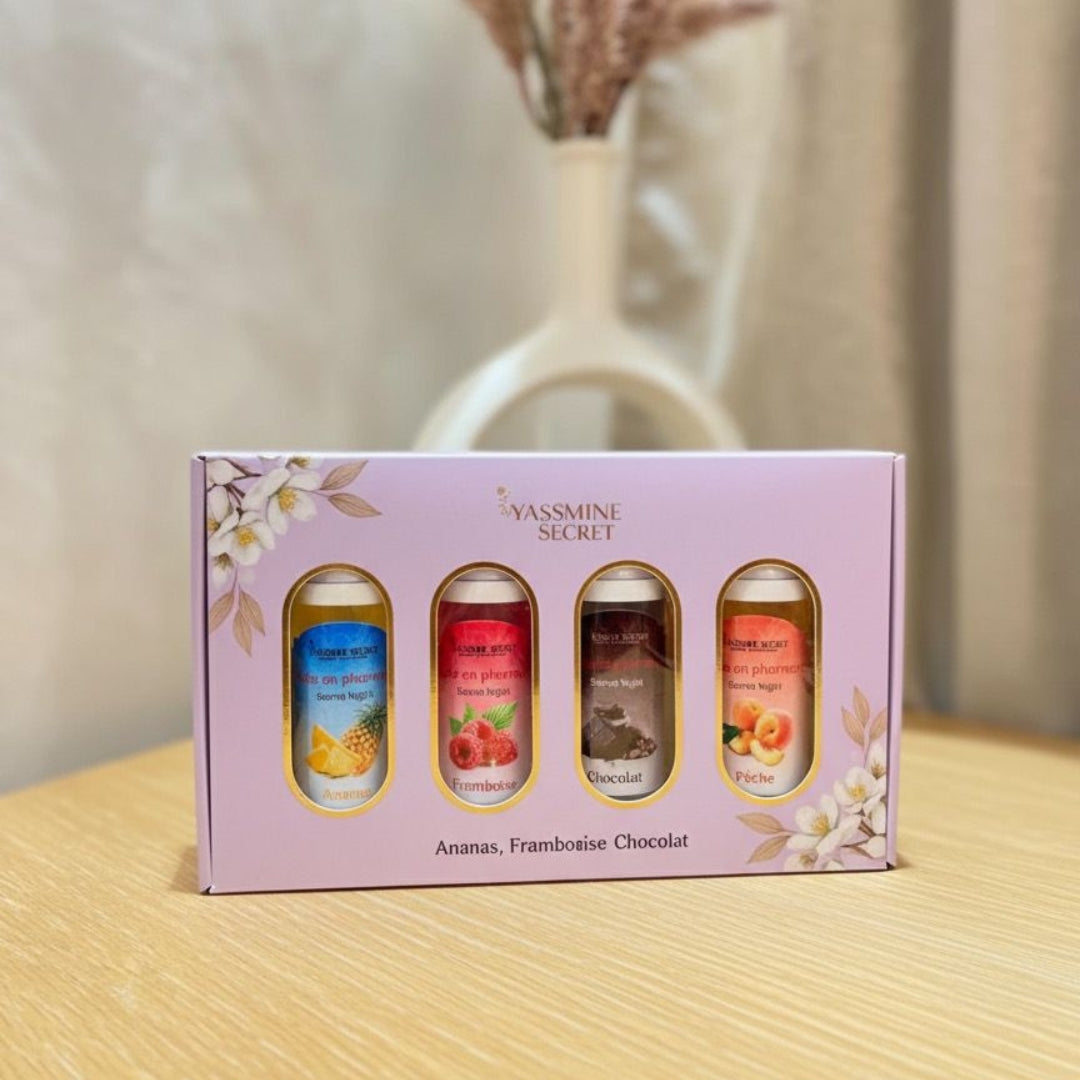 🍑 نكهات حميمة فرمونية صالحة للأكل – للحظات من الشغف والاثارة